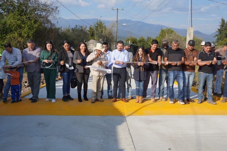 Inauguración de Calle en la Comunidad de La Lagunilla